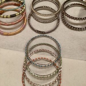 Boho Vintage 12 Bangle Set RJ Graziano New